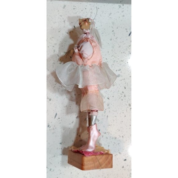 Hand Crafted Fairy Bug Lady Figure Tulle Clay Head Mismatched Frankensteined Art - Picture 3 of 15